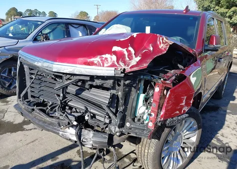 2018 Cadillac Escalade Esv Platinum z USA, uszkodzony, nr VIN 1GYS4KKJ7JR266668